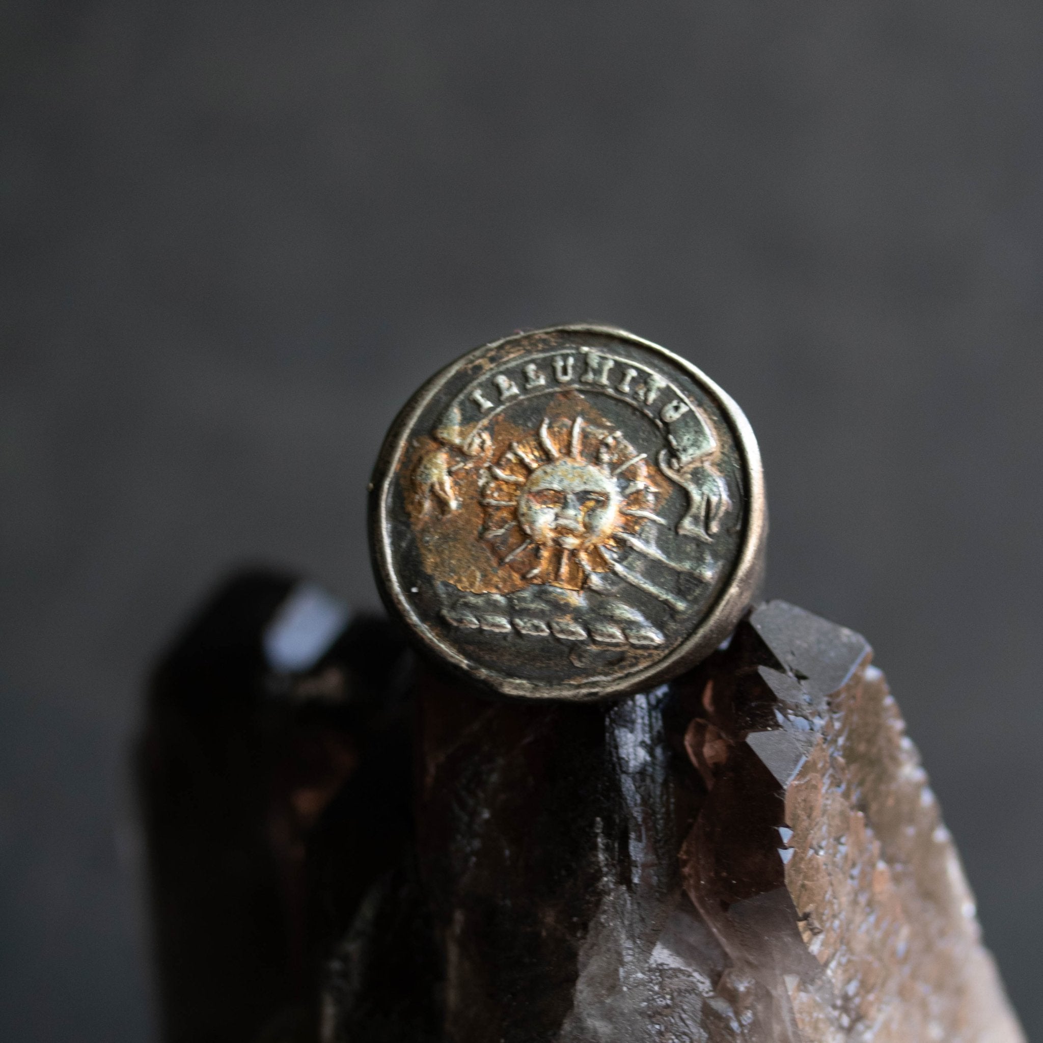Sun Large Signet Ring - Machinations