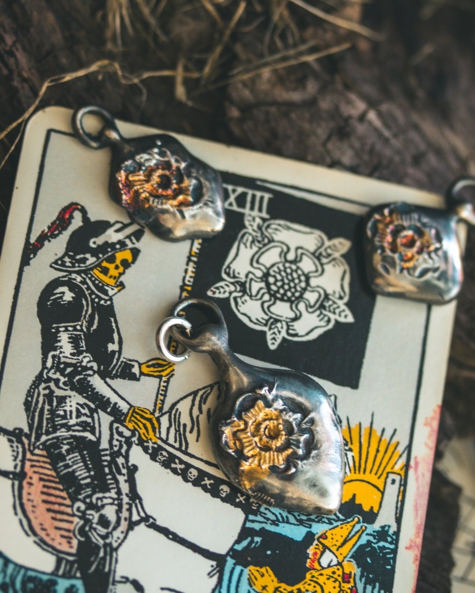 Introducing the Limited Edition Rose of Death Tarot Amulet - Machinations