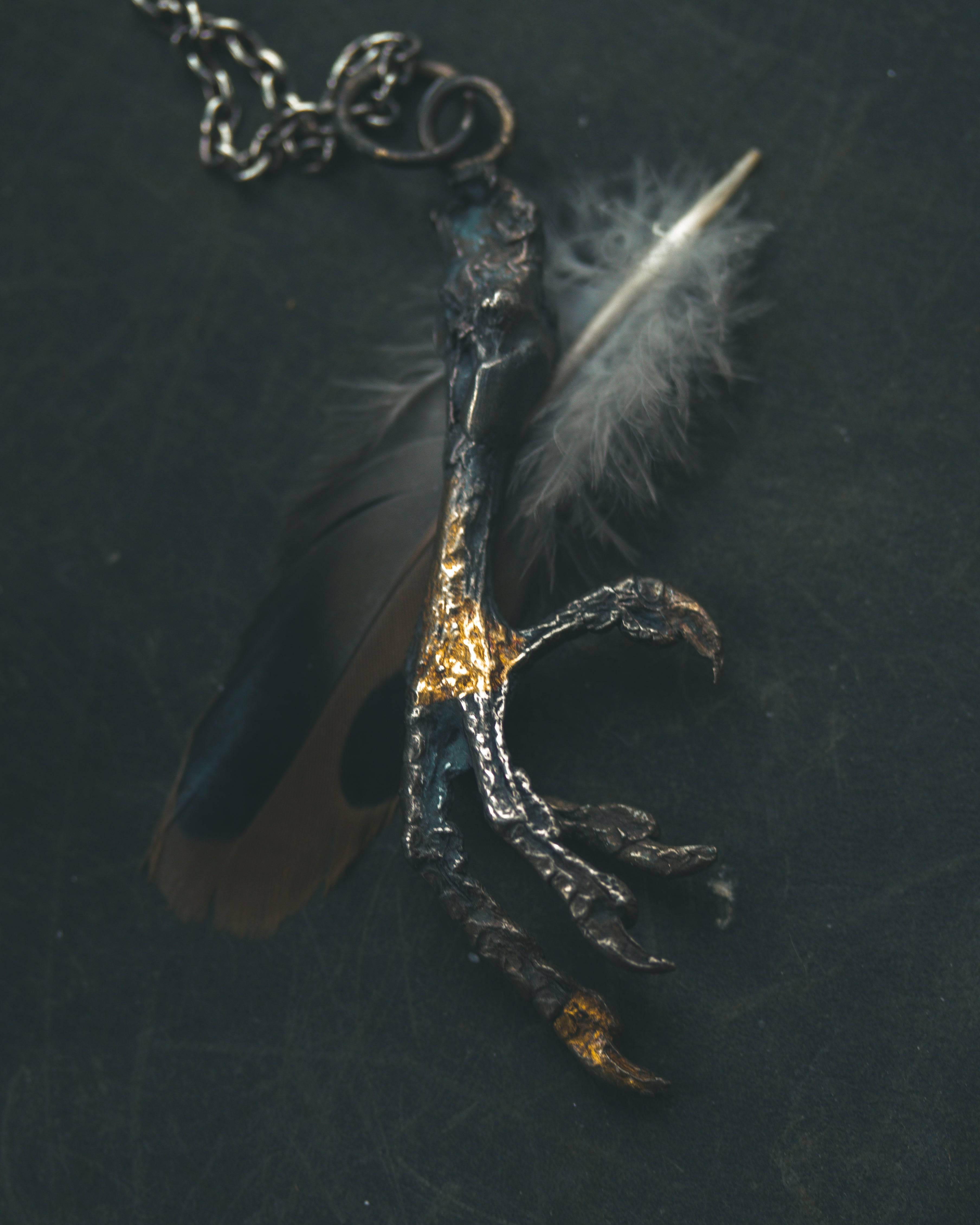 Yaga's Cabinet: Mourning Dove Divination Pendant | Sterling Silver | Ethically Found