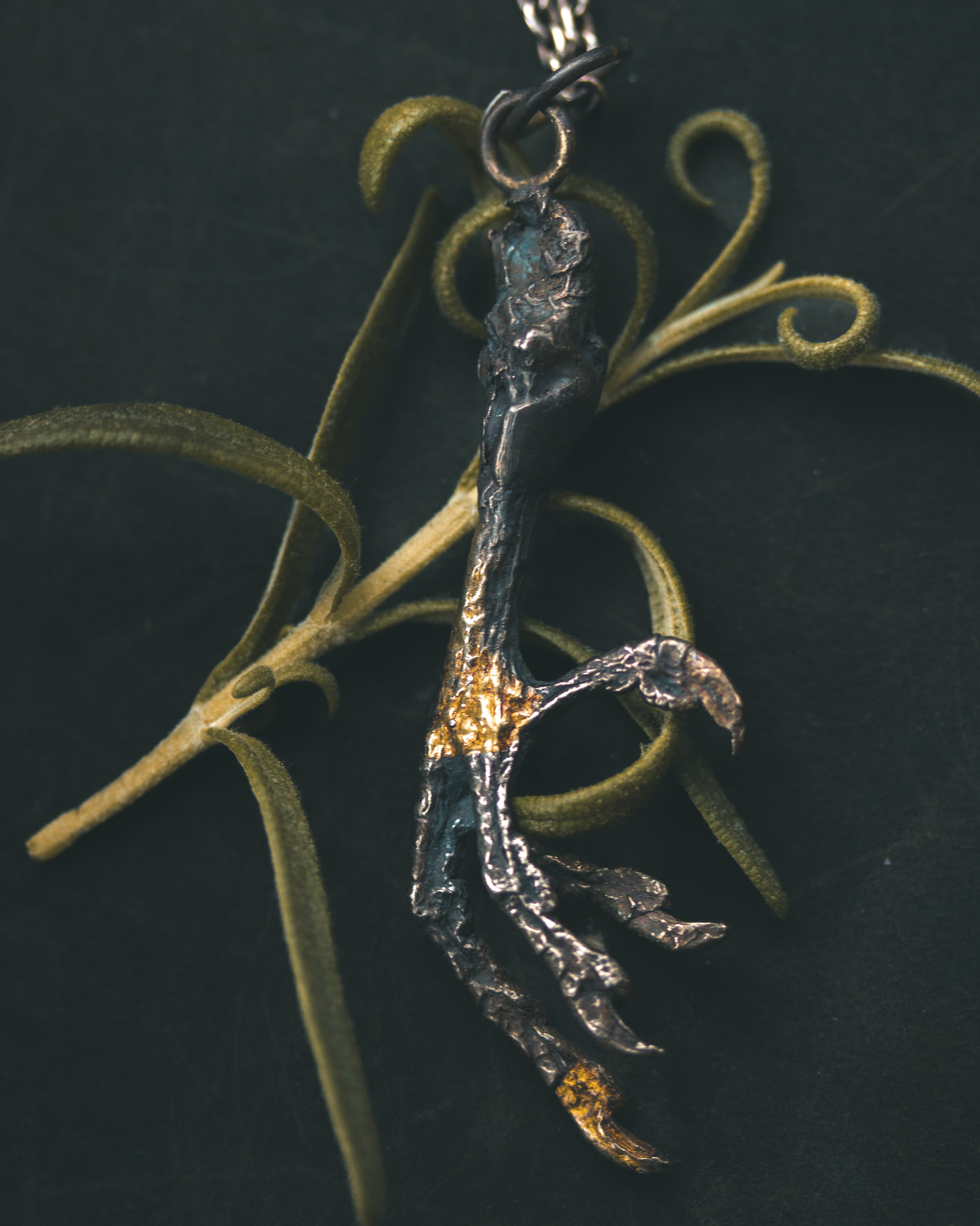 Yaga's Cabinet: Mourning Dove Divination Pendant | Sterling Silver | Ethically Found