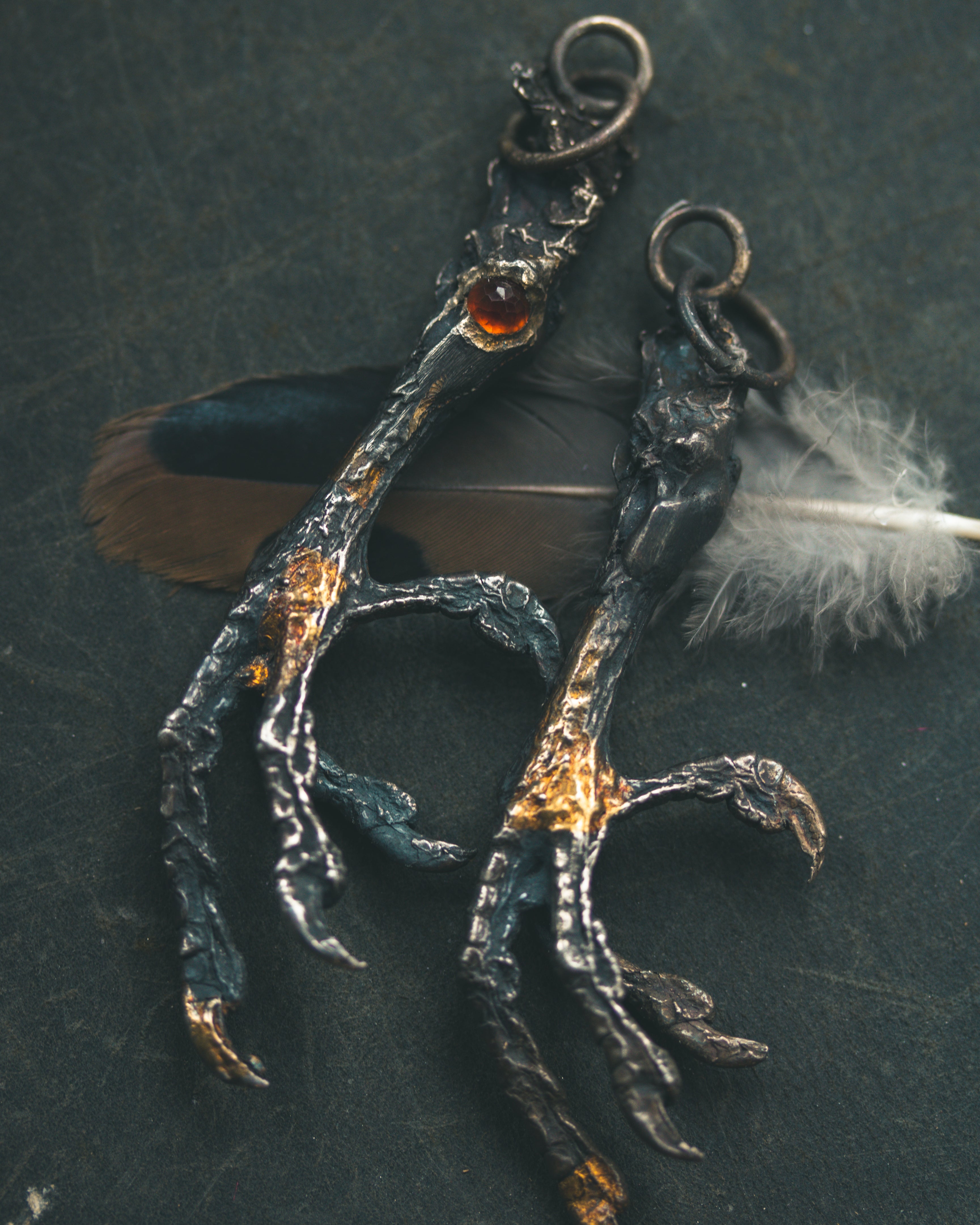 Yaga's Cabinet: Mourning Dove Divination Pendant | Sterling Silver | Ethically Found