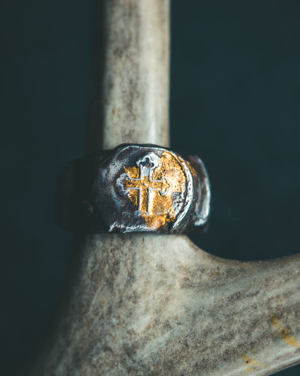Sacred Relic Signet Ring | Priest's Button Transformed