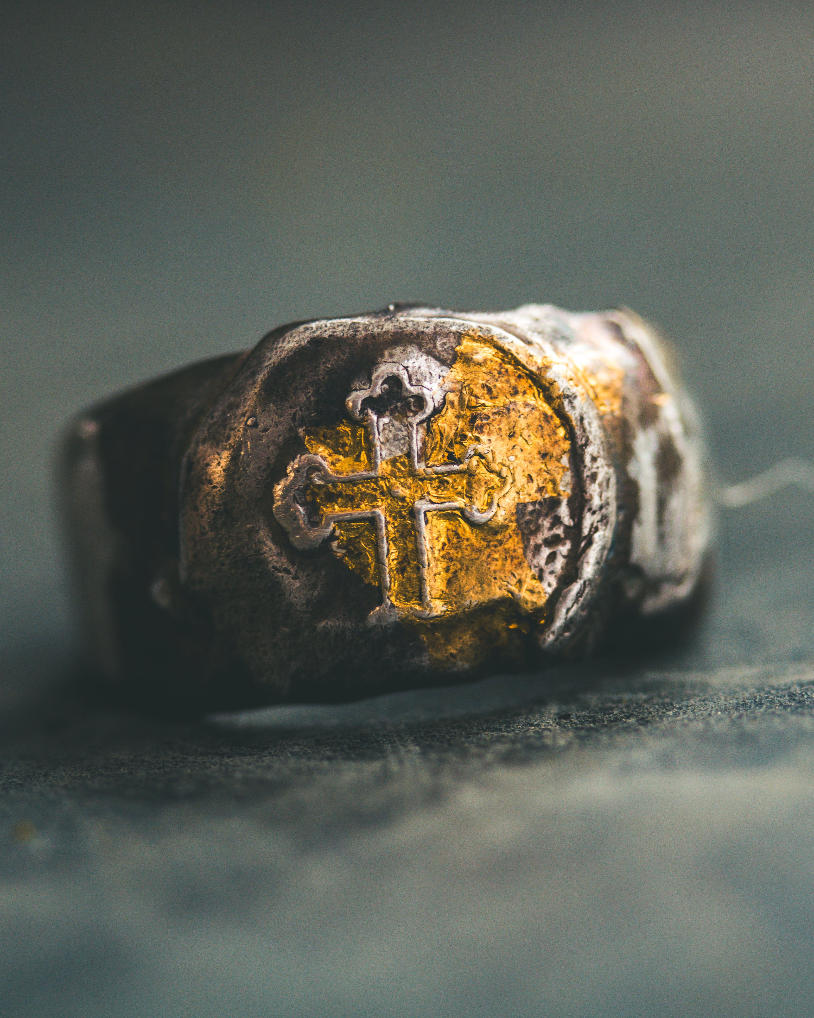 Sacred Relic Signet Ring | Priest's Button Transformed