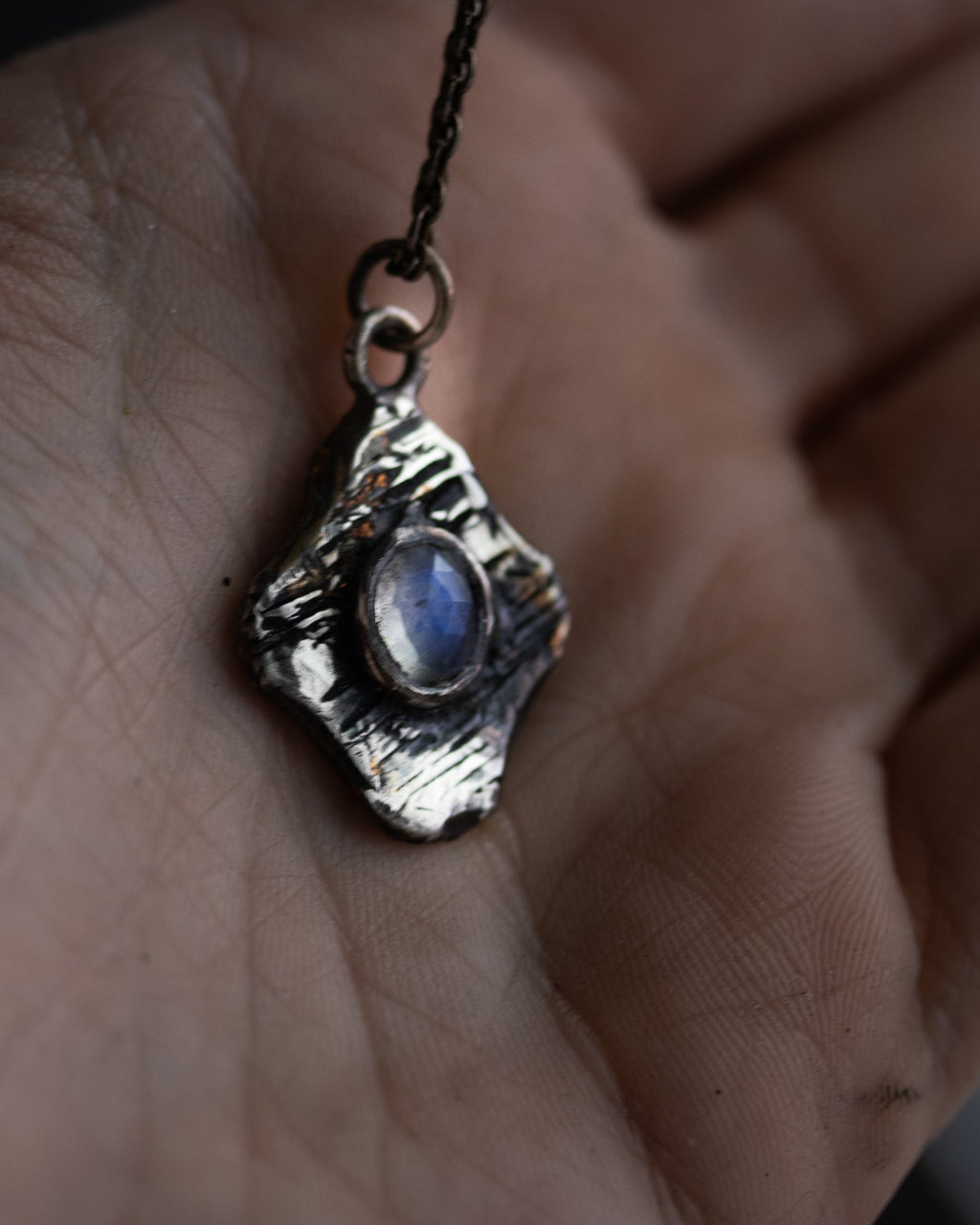 Beyond the vale Moonstone rose cut Amulets - Machinations