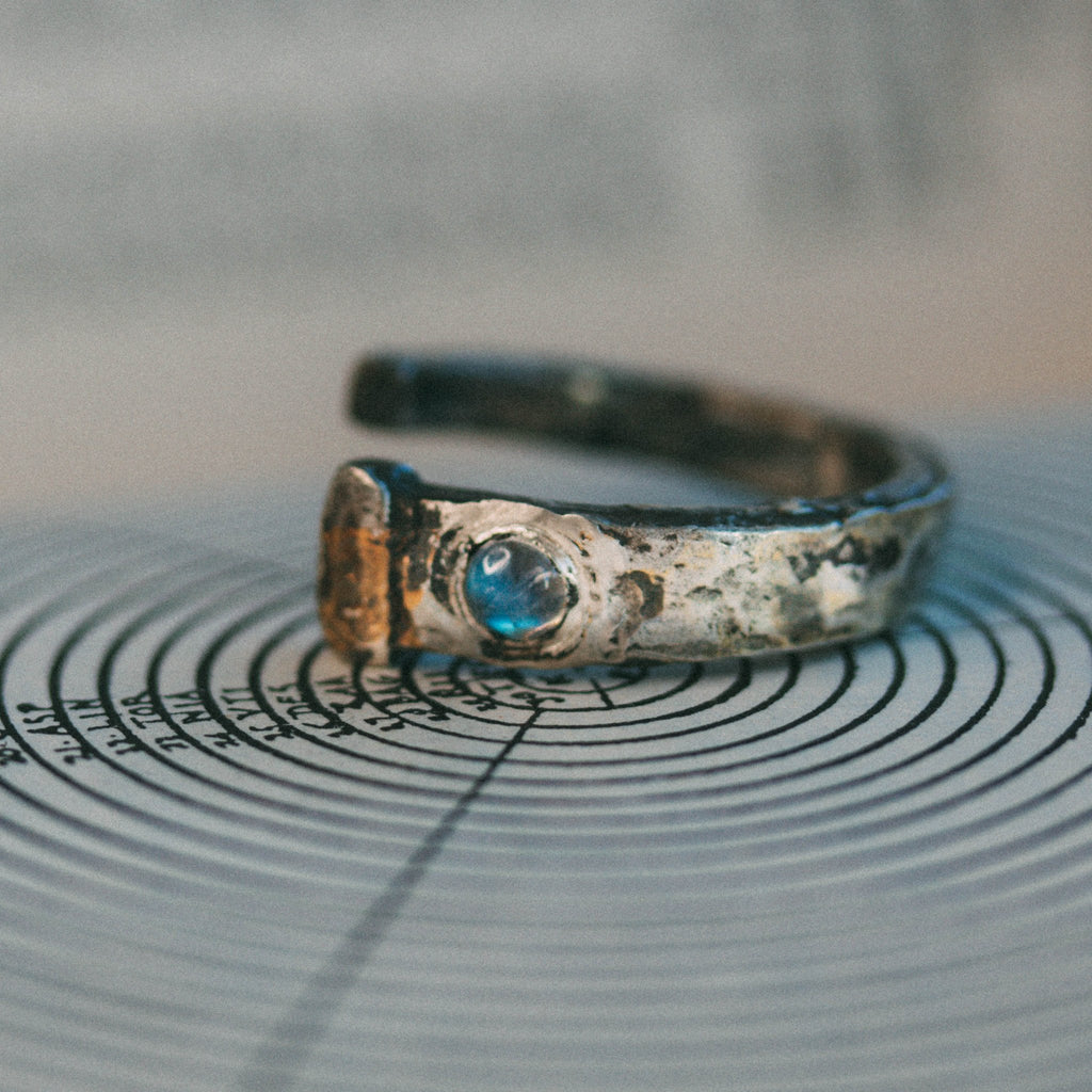 Coffin Nail Moonstone Ring - Machinations