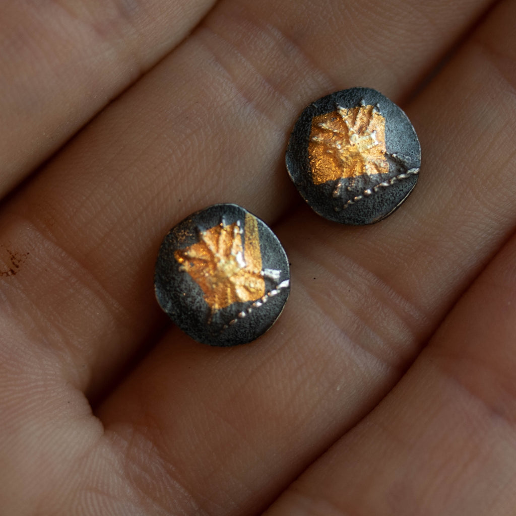 Crown and Arrows Studs - Machinations