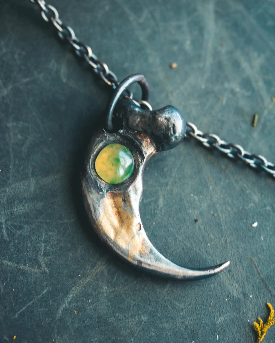 Custom Blackened Sterling Silver Chain 4.1mm – Hand - Finished with 6 x 16mm Lobster Clasp - Machinations