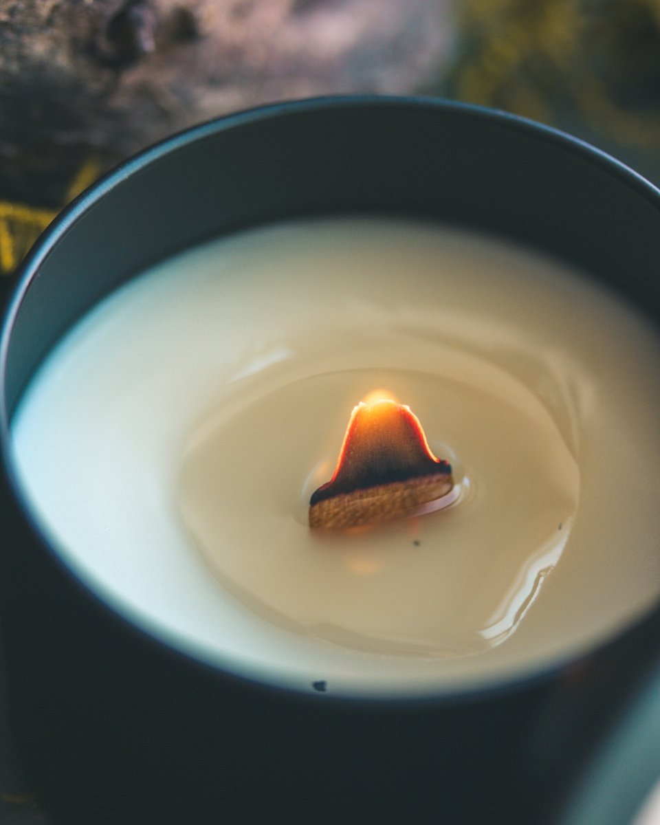 Ember's Kiss: Campfire & Spice Ritual Massage Candle – Ignite Transformation & Desire - Machinations