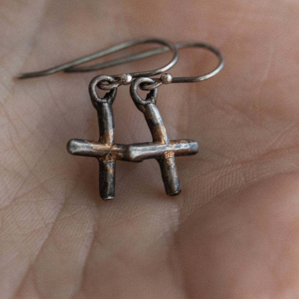 Greek cross Light Earrings - Machinations