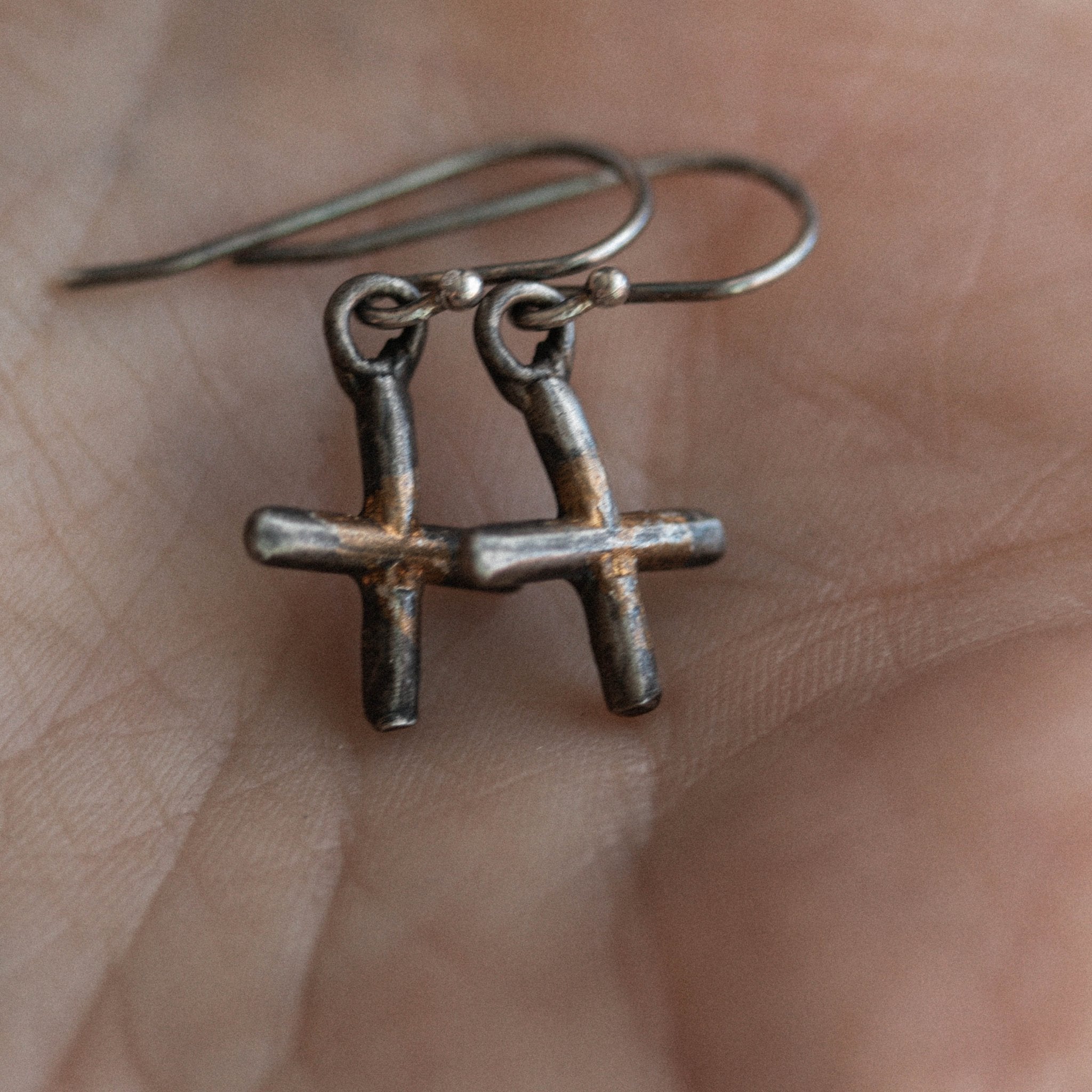 Greek cross Light Earrings - Machinations