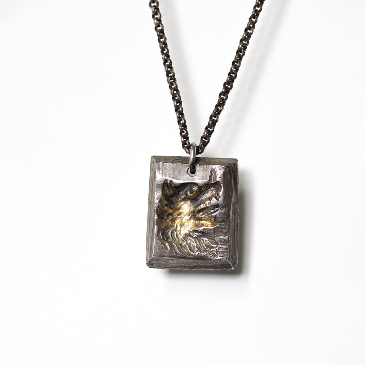 Howling Wolf Tag Necklace - Machinations