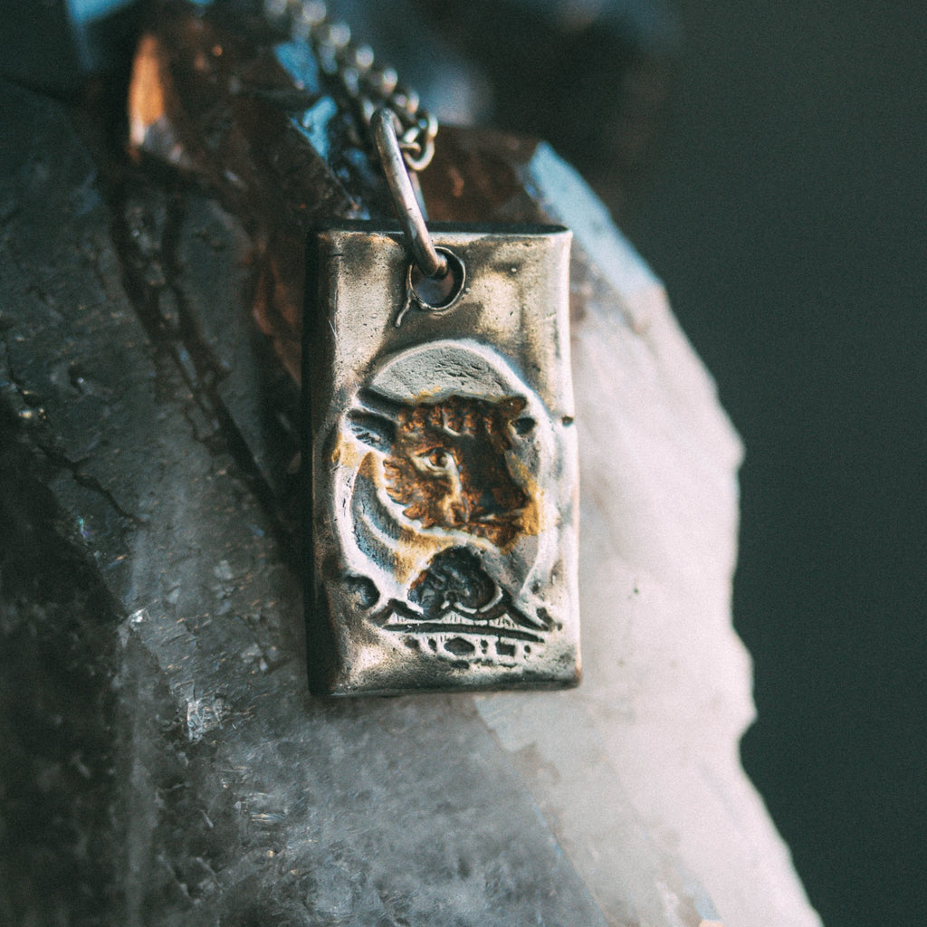 Illuminated Bull Tag Necklace - Machinations