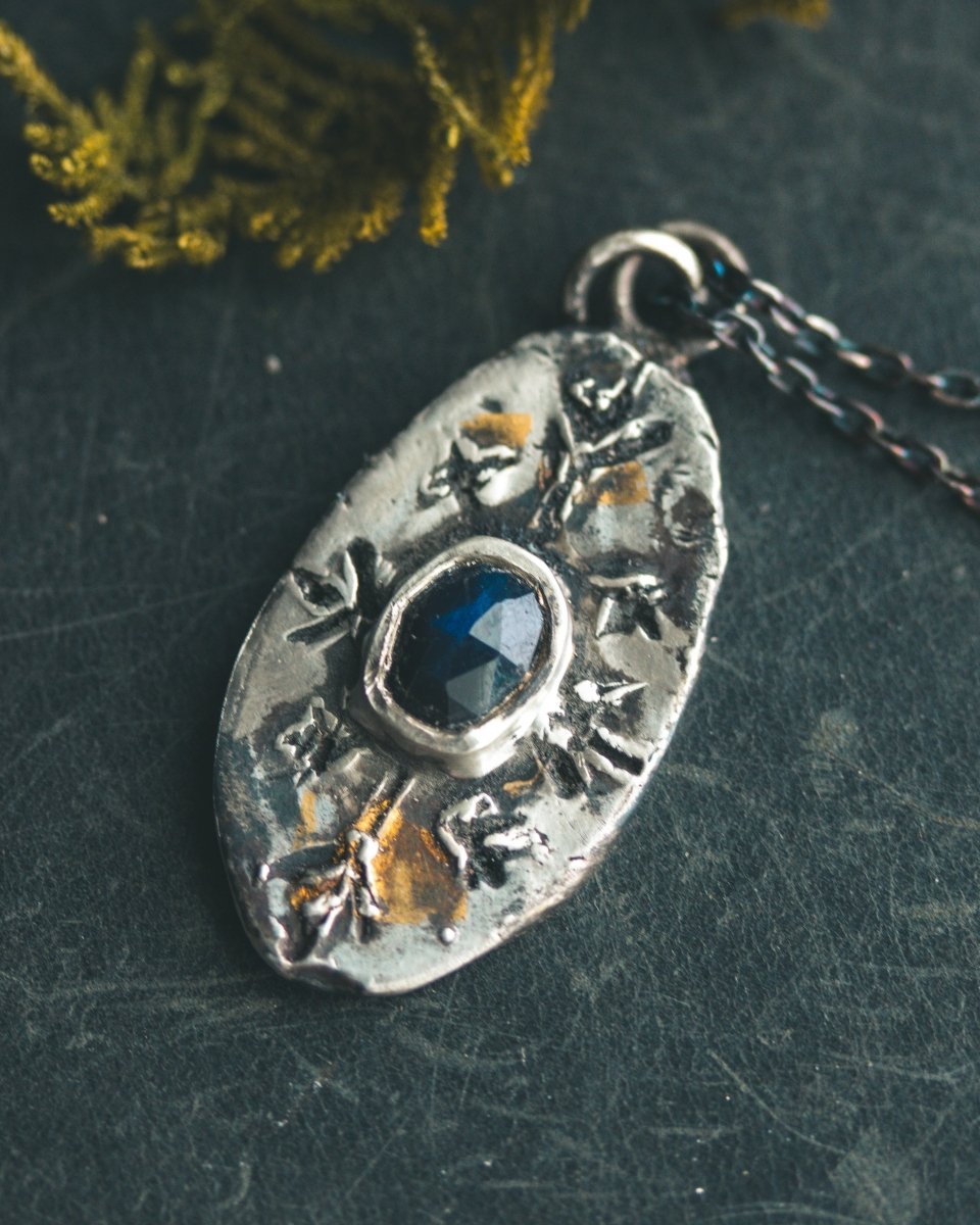 Nordic Talisman Black Labradorite Amulet: A Gateway to Ancestral Magic and Hidden Realms - Machinations