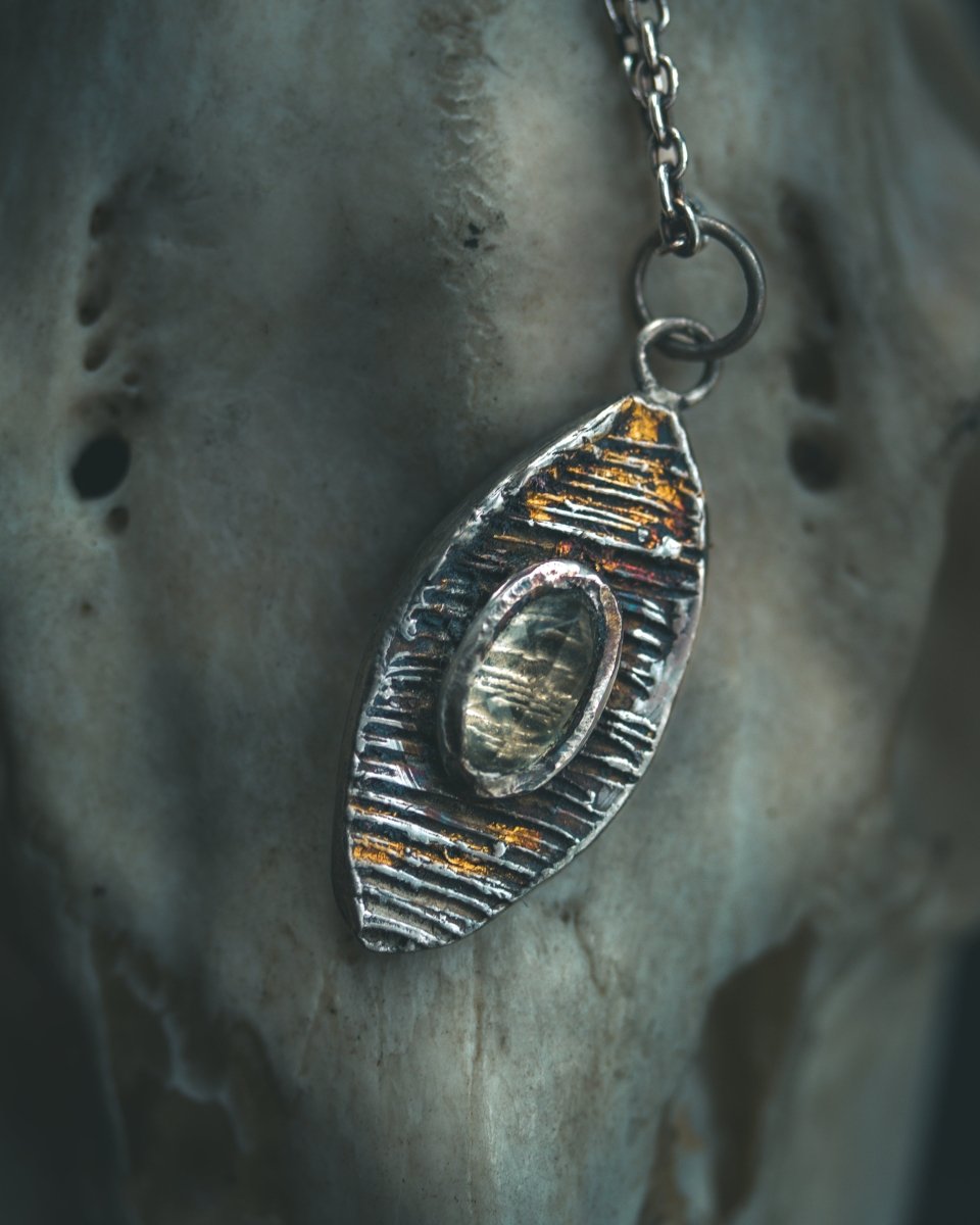 Nordic Talisman Rose - Cut Citrine Amulet: A Gateway to Ancestral Abundance and Solar Empowerment - Machinations