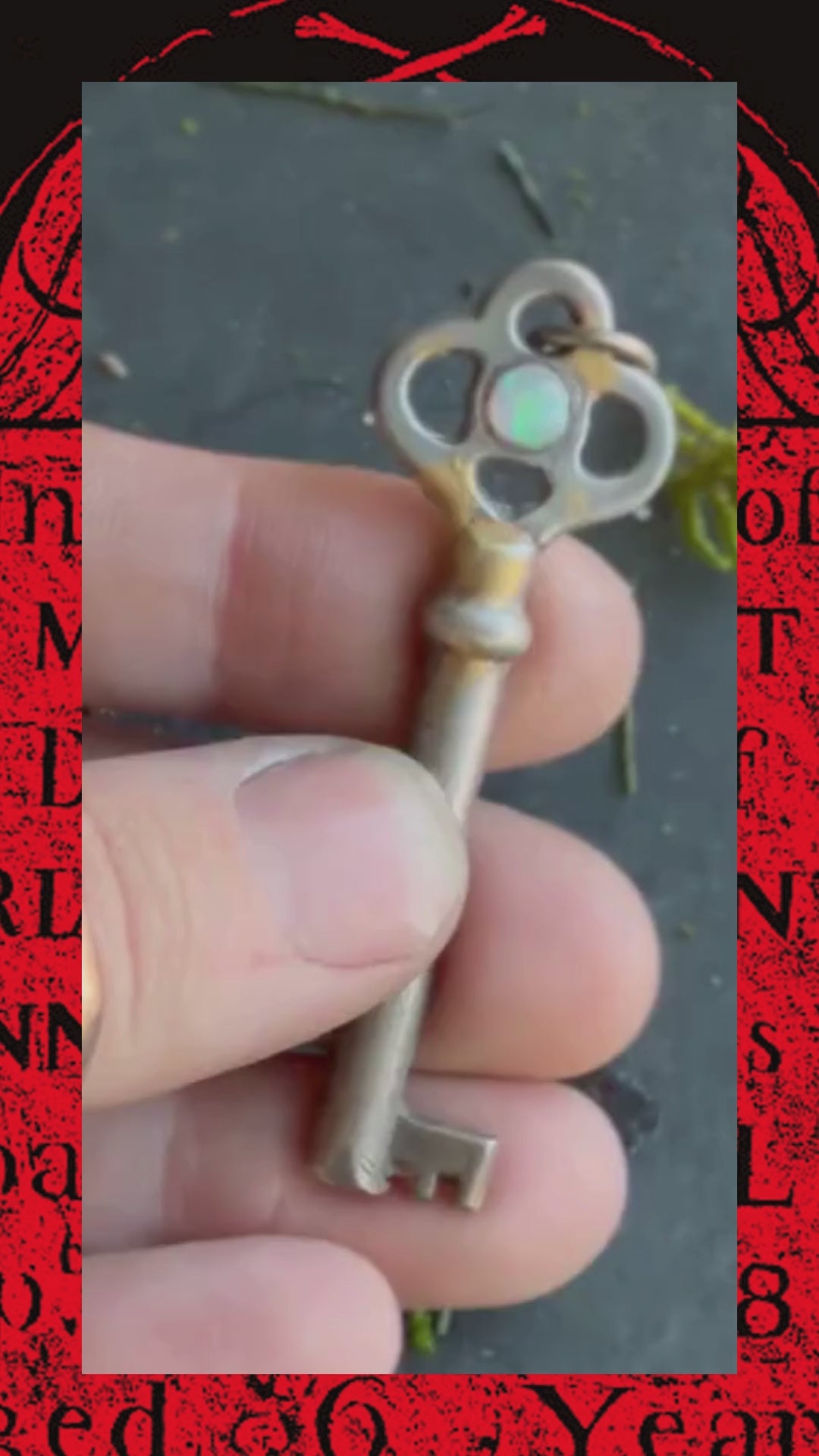 Hekate Opal Key Pendant – Handcrafted Symbol of Transformation & Inspiration