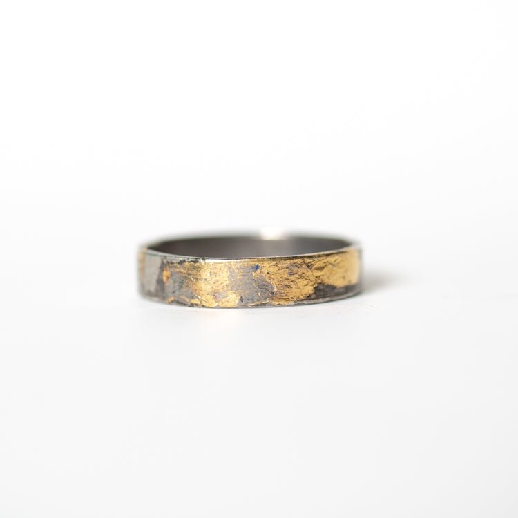 Silver and Gold Band - Wide - Machinations