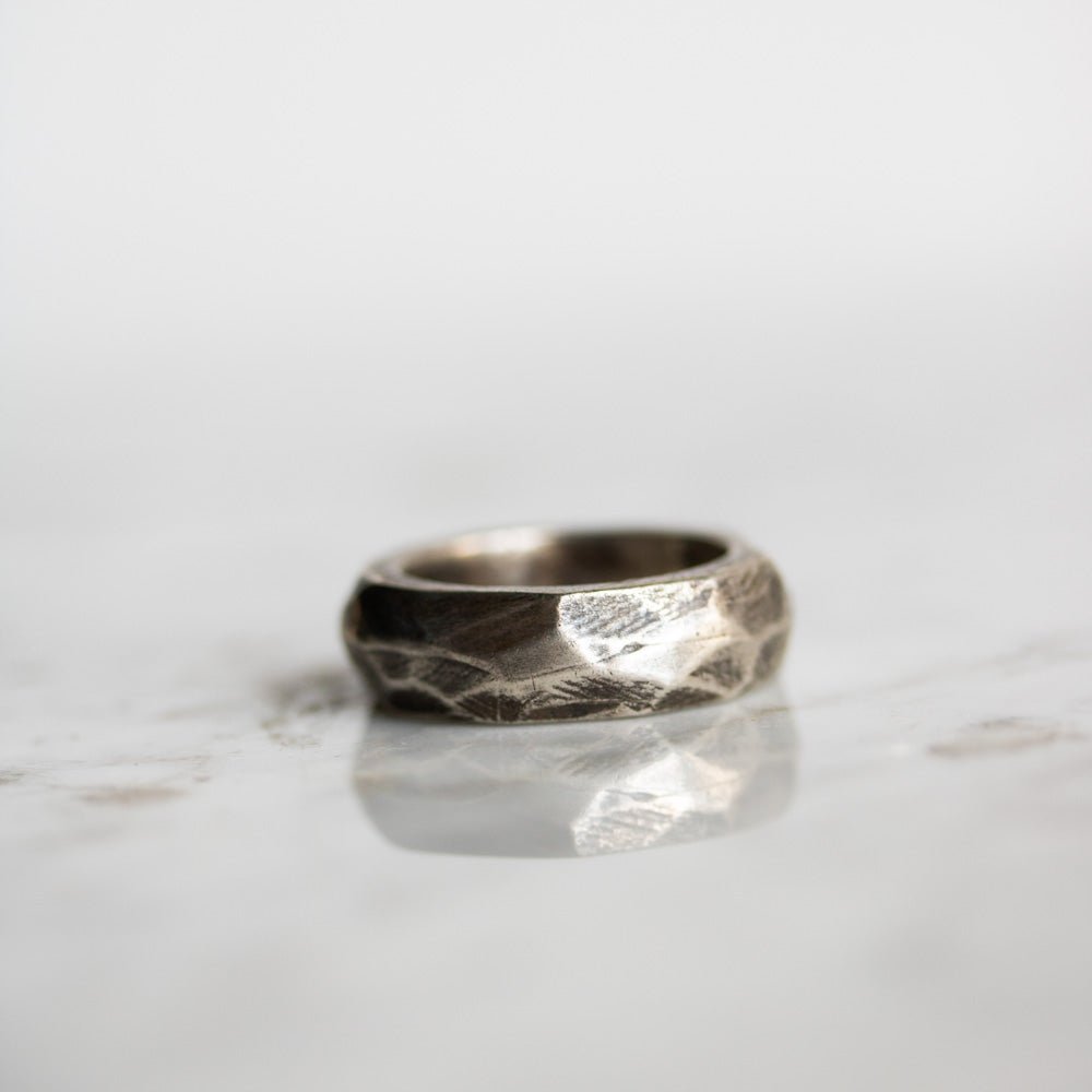 Terra Firma Air Silver Ring - Machinations