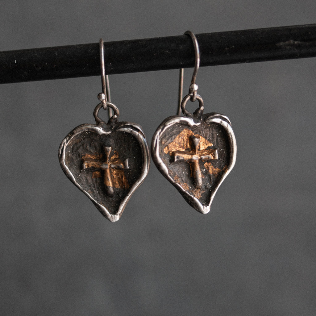 The Marked Heart Earrings - Machinations