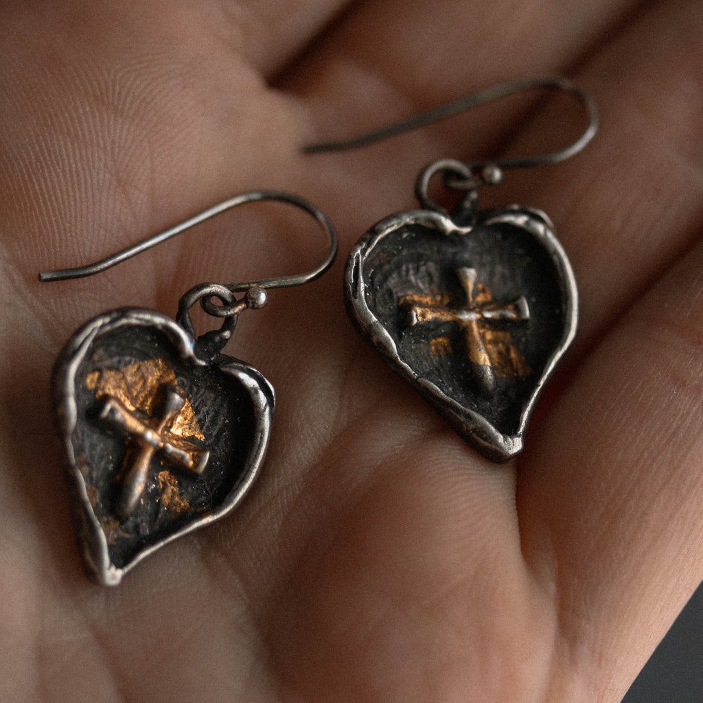 The Marked Heart Earrings - Machinations
