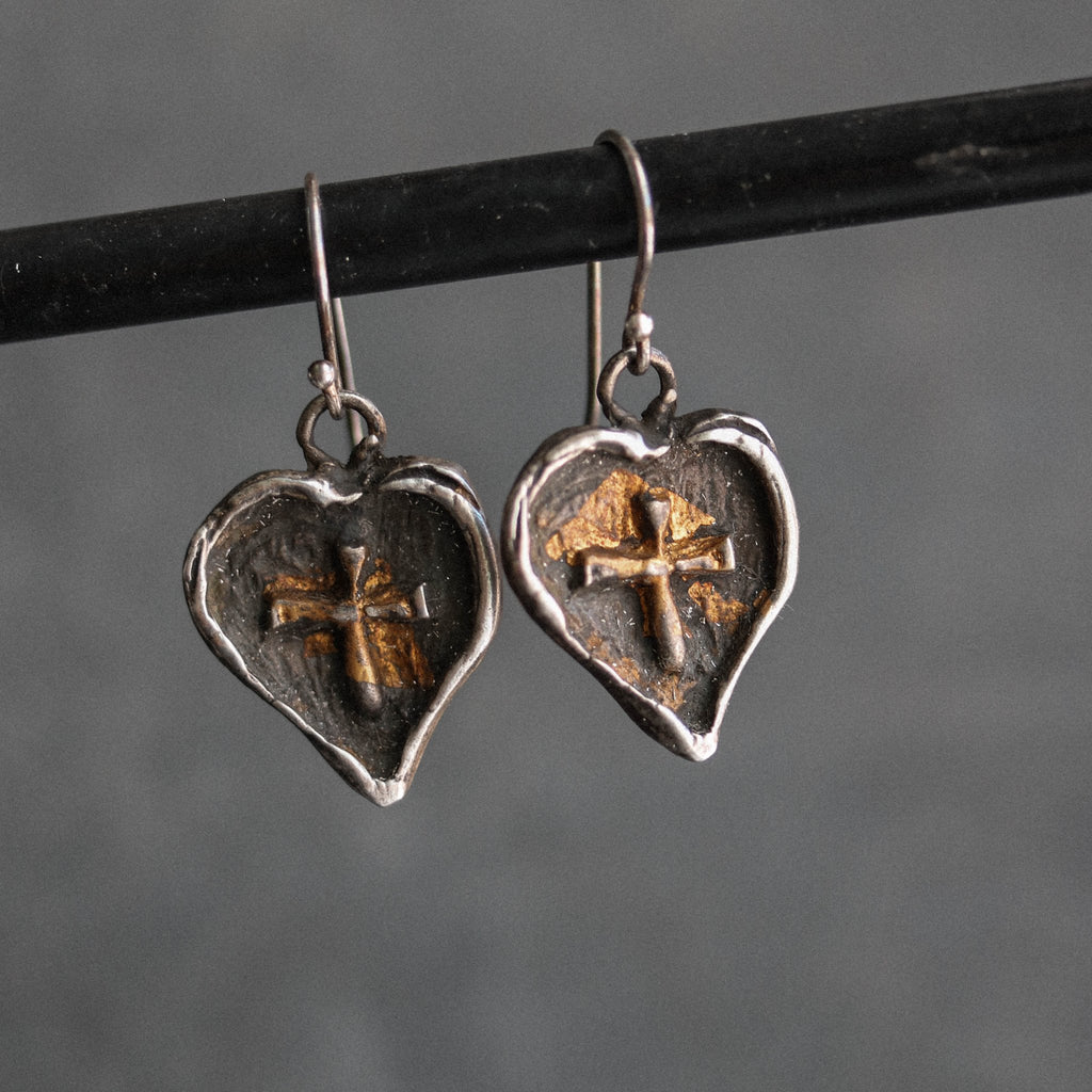 The Marked Heart Earrings - Machinations