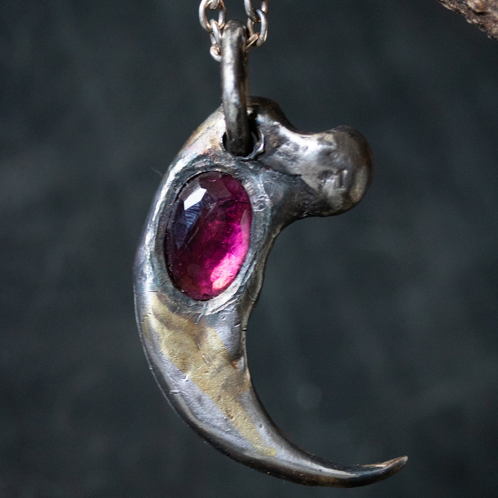 Ursa with Pink Tourmaline - Machinations