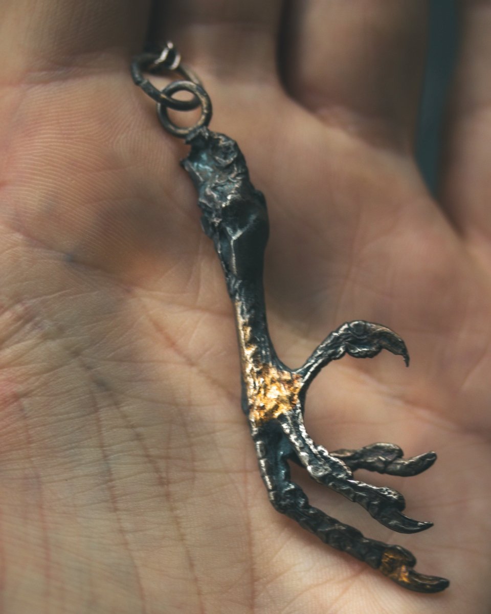 Yaga's Cabinet: Mourning Dove Divination Pendant | Sterling Silver | Ethically Found - Machinations